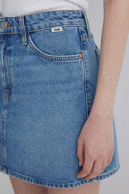 Kadın Bailey Jean Etek 1310204-87098 Mavi - Thumbnail