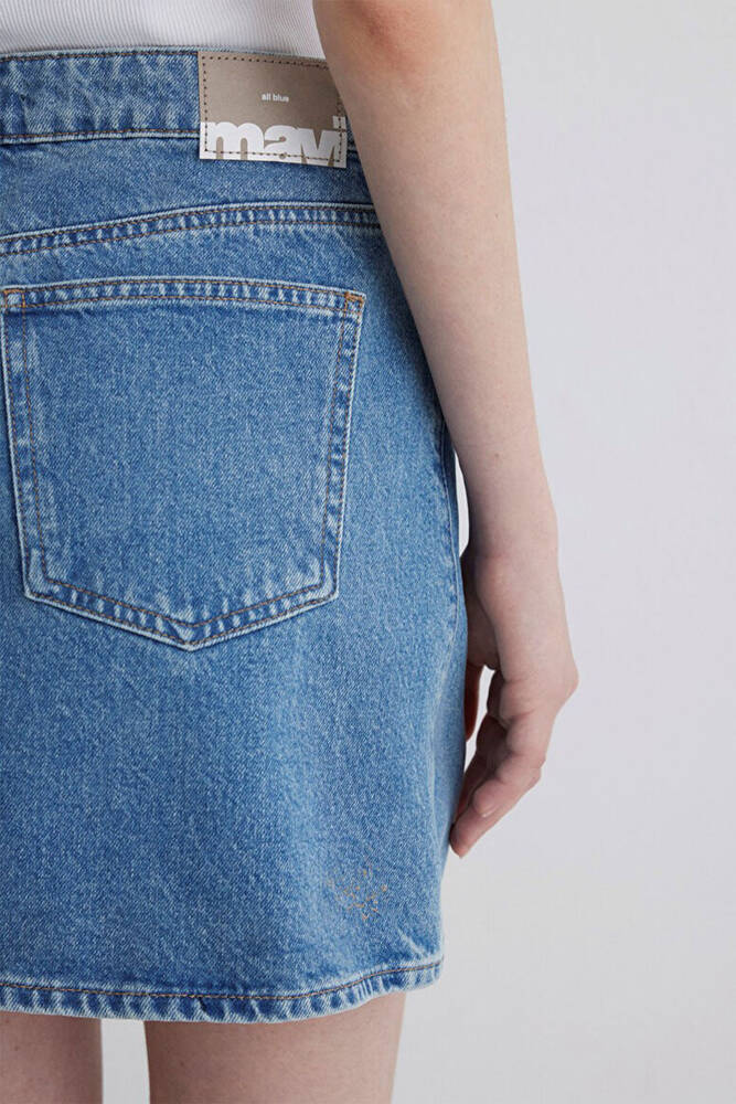 Kadın Bailey Jean Etek 1310204-87098 Mavi 