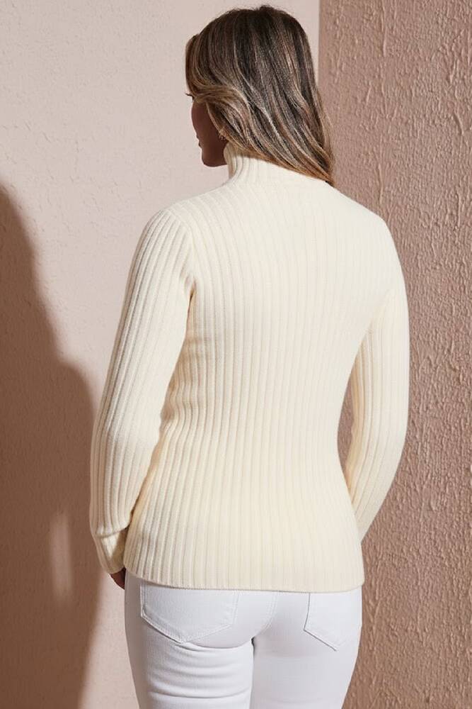 Kadın Balıkçı Yaka Body 25K0363K1 Bej 