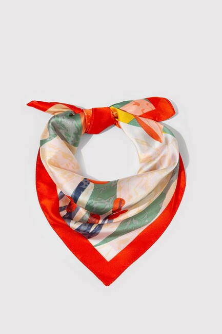 Kadın Bandana 1910070-30874 Turuncu (2)