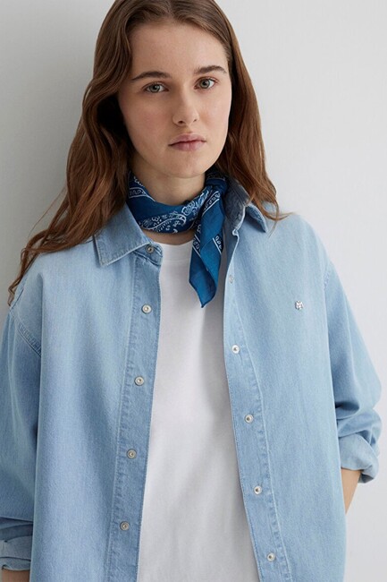 Kadın Bandana 1911810-70500 Turkuaz (1)