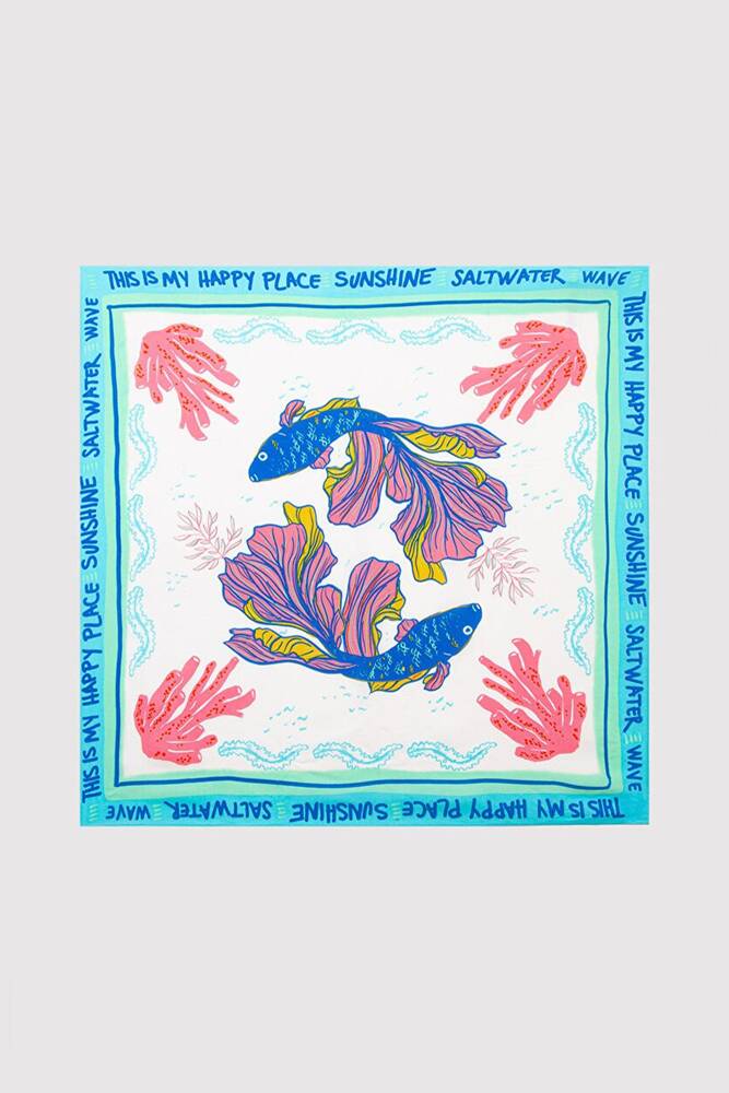 Kadın Bandana 1912243-34523 Ekru 