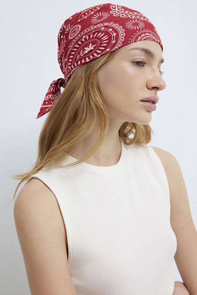 Kadın Bandana 1912969-10076 Kırmızı 