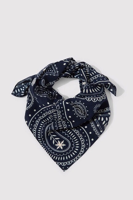 Kadın Bandana 1912969-70491 Lacivert (2)