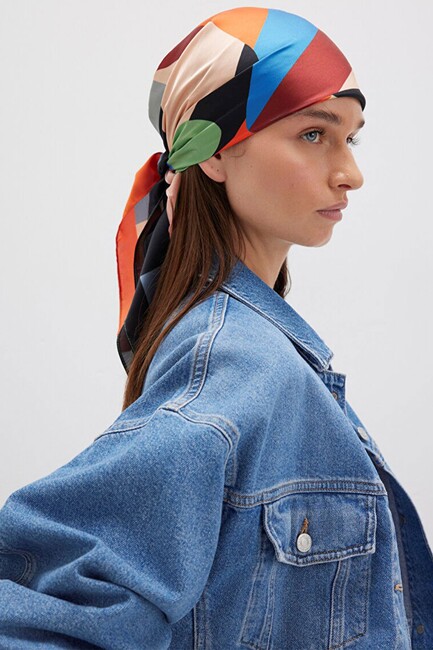 Kadın Bandana 1913418-71771 Yeşil (1)