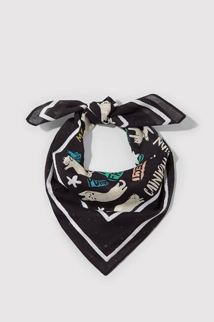 Kadın Bandana 1913765-900 Siyah (2)