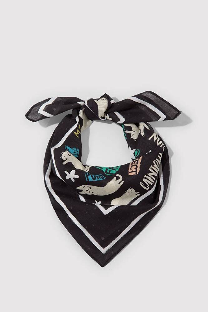 Kadın Bandana 1913765-900 Siyah 