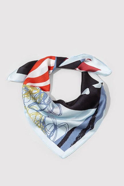 Kadın Bandana 1913769-22189 Mavi (2)