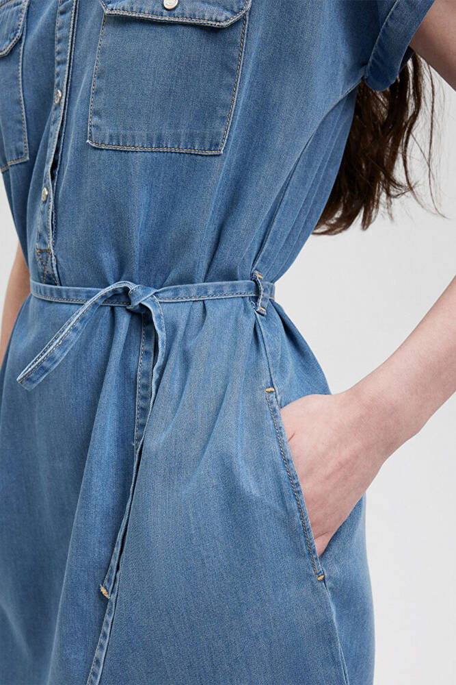 Kadın Barbara Jean Elbise 130548-26176 Mavi 