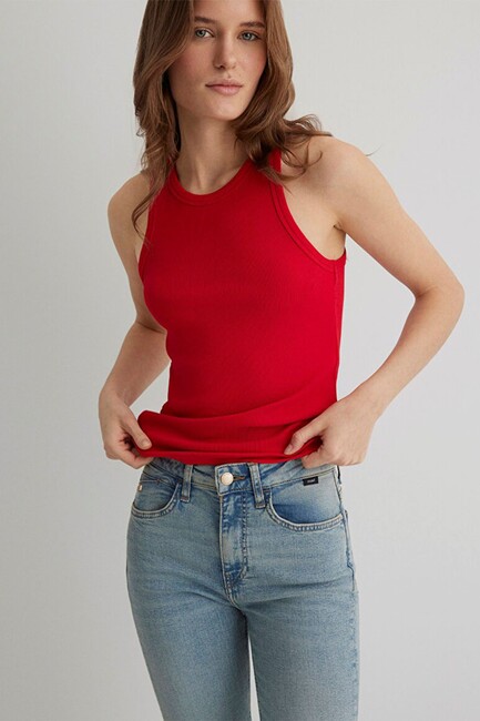 Kadın Basic Atlet 1612462-70467 Kırmızı (1)