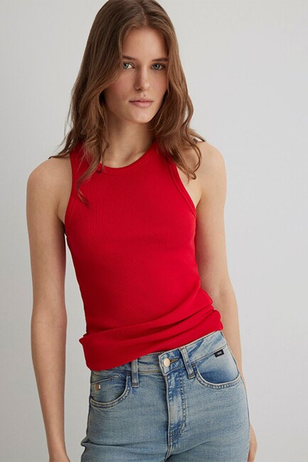 Kadın Basic Atlet 1612462-70467 Kırmızı (3)