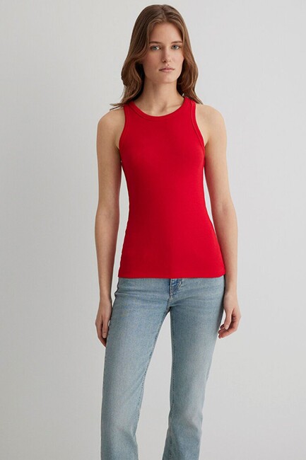 Kadın Basic Atlet 1612462-70467 Kırmızı - Thumbnail