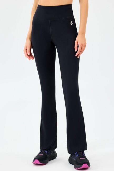 Kadın Basic Flare Tayt S2510201-3817 Siyah - Thumbnail