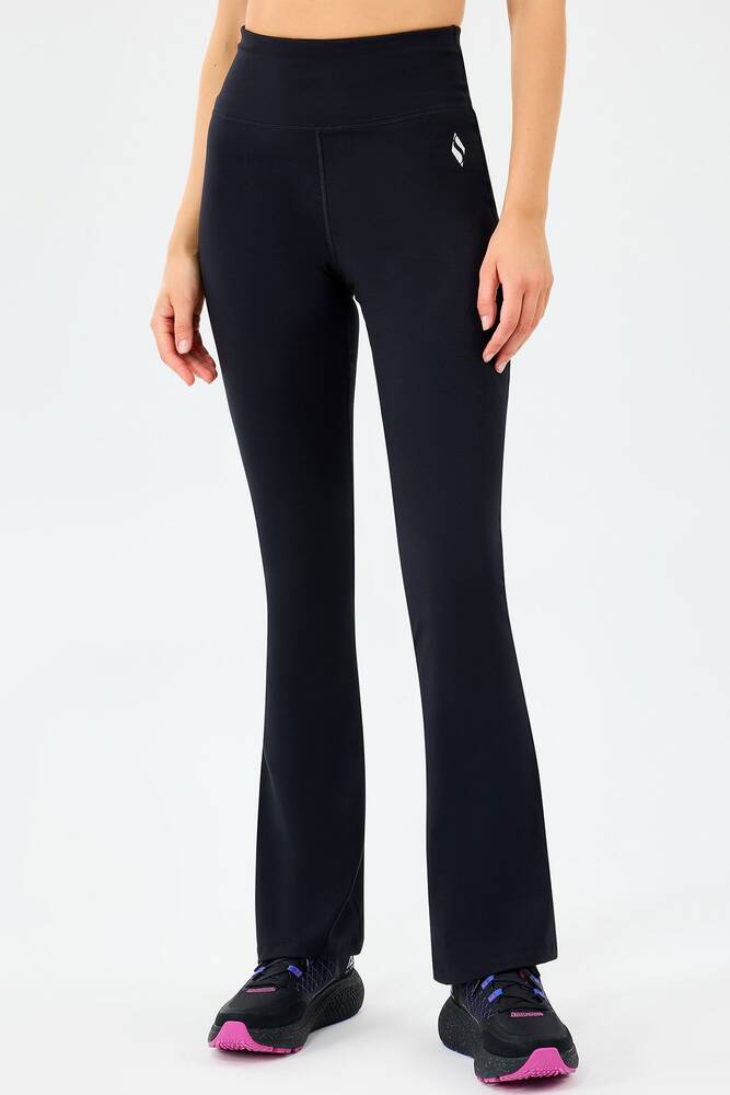 Kadın Basic Flare Tayt S2510201-3817 Siyah 