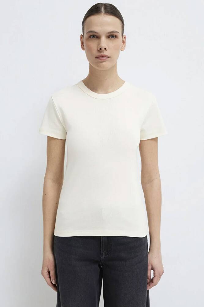 Kadın Basic Tişört 1614065-91481 Beyaz 