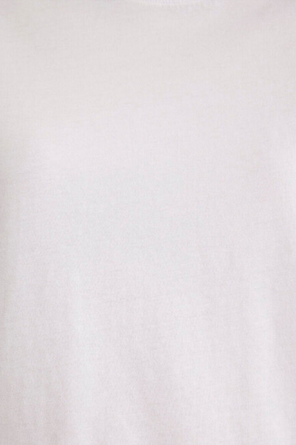 Kadın Kısa Kol Tshırt 1600955-620 Beyaz - Thumbnail