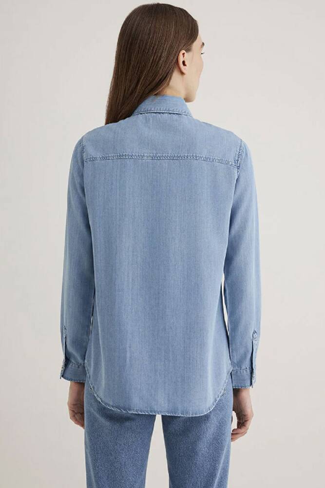 Kadın Betty Jean Gömlek 1210818-89159 Mavi 