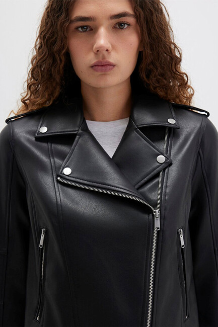 Kadın Ceket 1110221-900 Siyah - Thumbnail