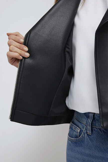 Kadın Ceket 1110221-900 Siyah - Thumbnail