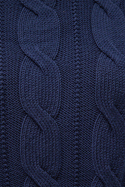 Kadın Bisiklet Yaka Kazak 1710477-82454 Lacivert - Thumbnail