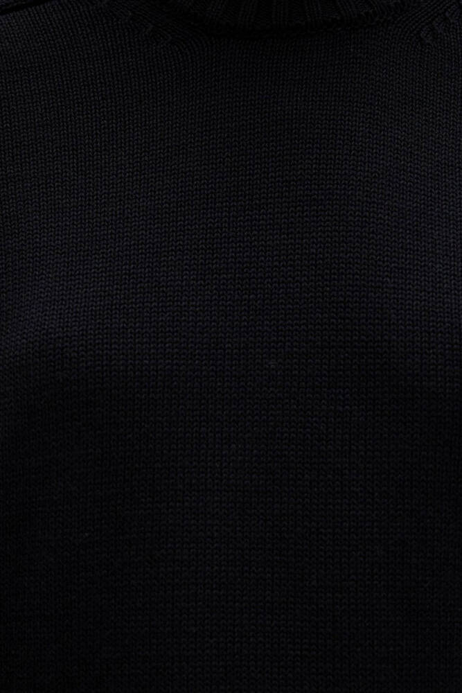 Kadın Bisiklet Yaka Kazak 1710726-900 Siyah 