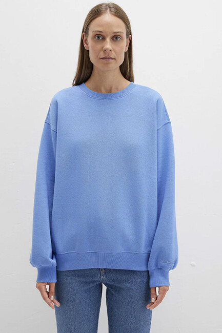 Kadın Bisiklet Yaka Sweat 1610198-70790 Mavi (3)