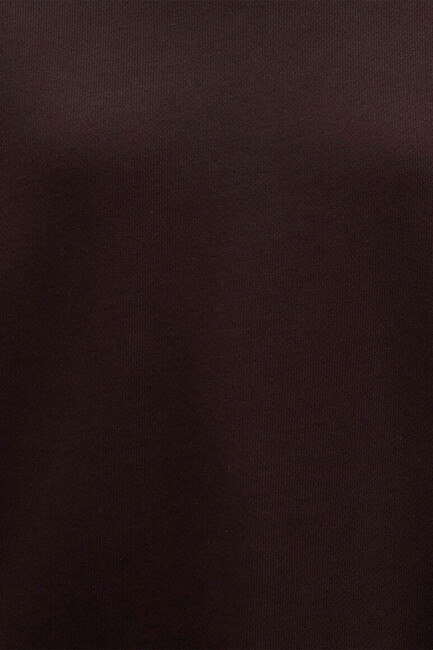 Kadın Bisiklet Yaka Sweat 1S10390-70240 Kahve - Thumbnail