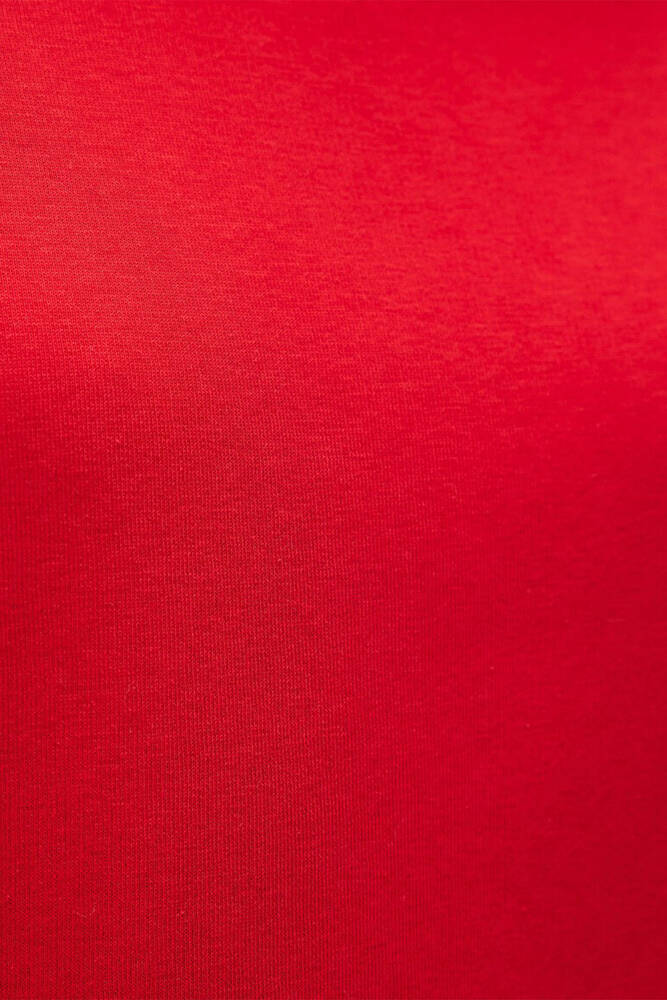 Kadın Bisiklet Yaka Kazak 1610198-80791 Kırmızı 