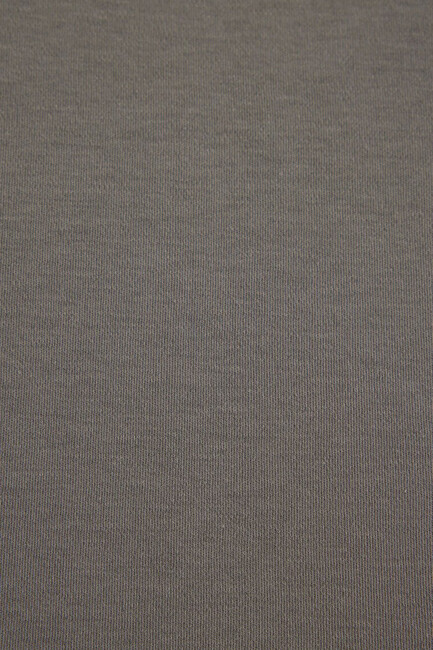 Kadın Bisiklet Yaka Tişört 1613035-85316 Gri - Thumbnail