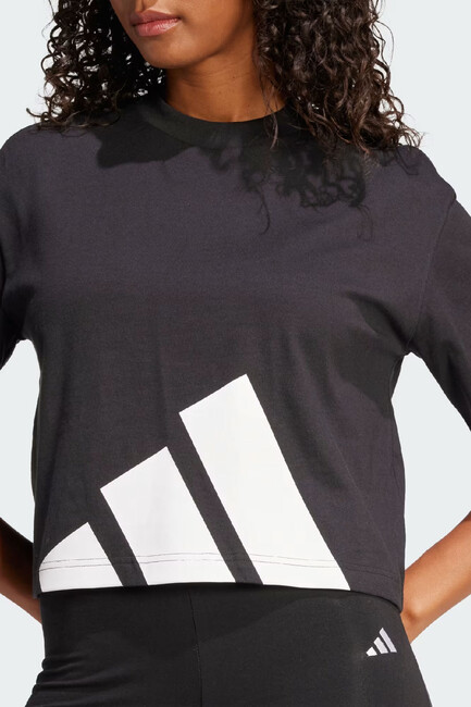 Kadın BL SJ Tişört JG8736 Siyah - Thumbnail