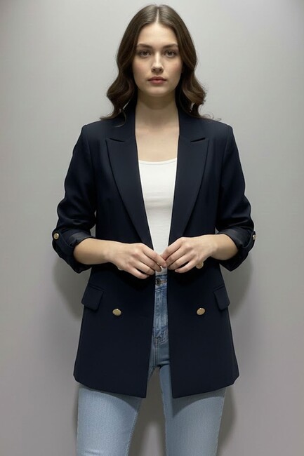 Kadın Blazer Ceket 19090349 Lacivert (1)