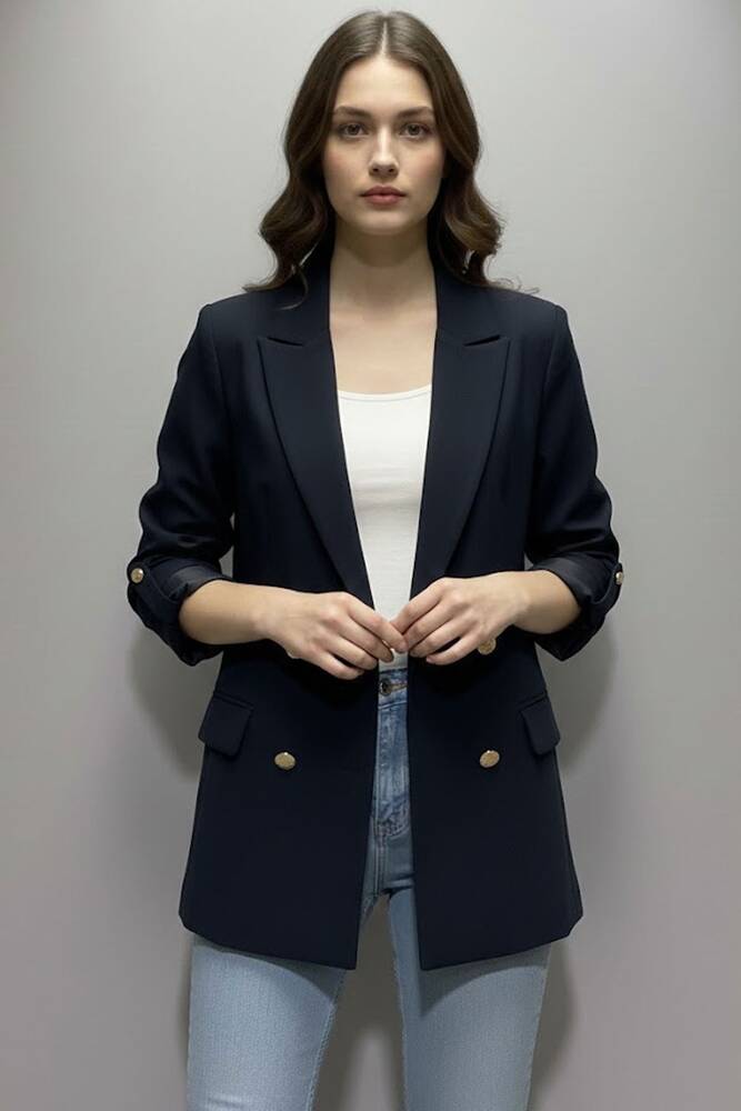 Kadın Blazer Ceket 19090349 Lacivert 