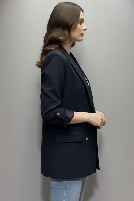 Kadın Blazer Ceket 19090349 Lacivert (3)