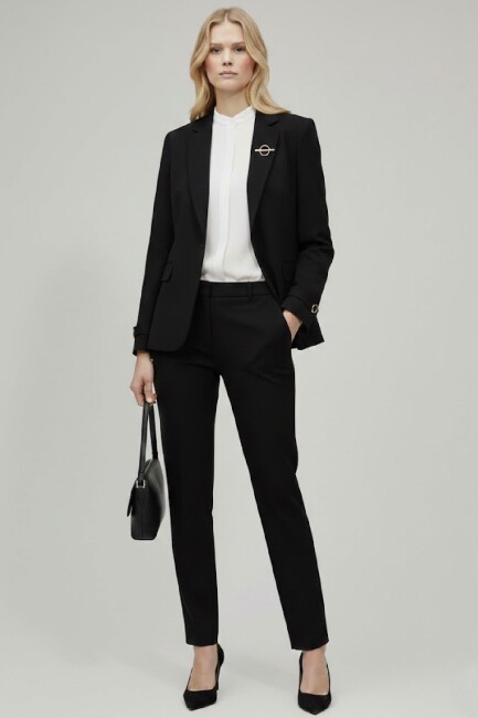 Kadın Blazer Ceket 19090503 Siyah