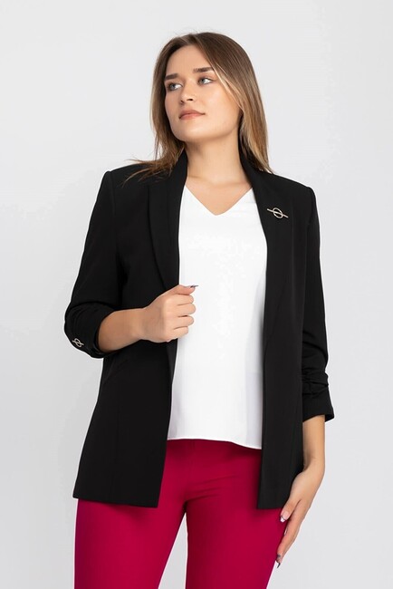 Kadın Blazer Ceket 19090503 Siyah (1)