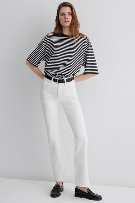 Kadın Bliss Gold Premium Jean Pantolon 101437-89192 Beyaz (2)