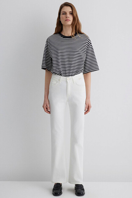 Kadın Bliss Gold Premium Jean Pantolon 101437-89192 Beyaz (3)