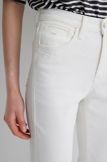 Kadın Bliss Gold Premium Jean Pantolon 101437-89192 Beyaz - Thumbnail