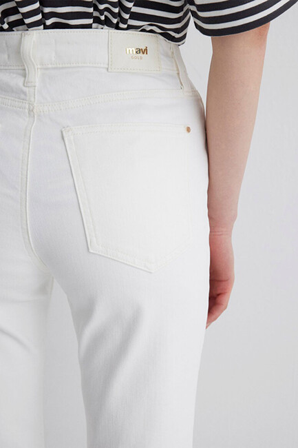 Kadın Bliss Gold Premium Jean Pantolon 101437-89192 Beyaz - Thumbnail