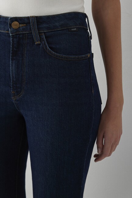 Kadın Bliss Jean Pantolon 101437-A6207 Lacivert - 7