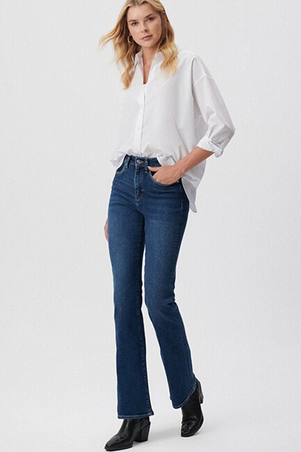 Kadın Bliss Mavi Premium Jean Pantolon 101437-85292 Mavi (1)