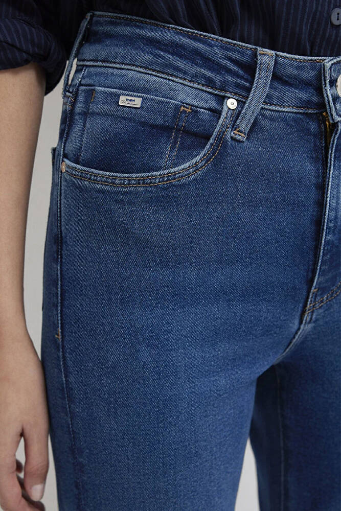 Kadın Bliss Mavi Premium Jean Pantolon 101437-85292 Mavi 