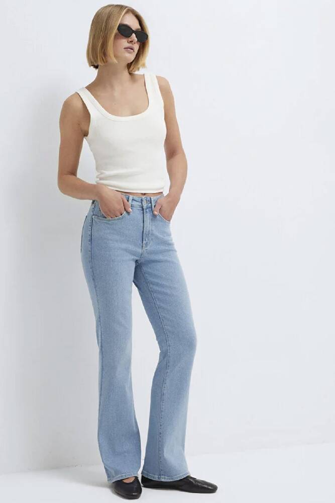 Kadın Blıss Premium Blue Jean Pantolon 101437-A3034 Mavi 