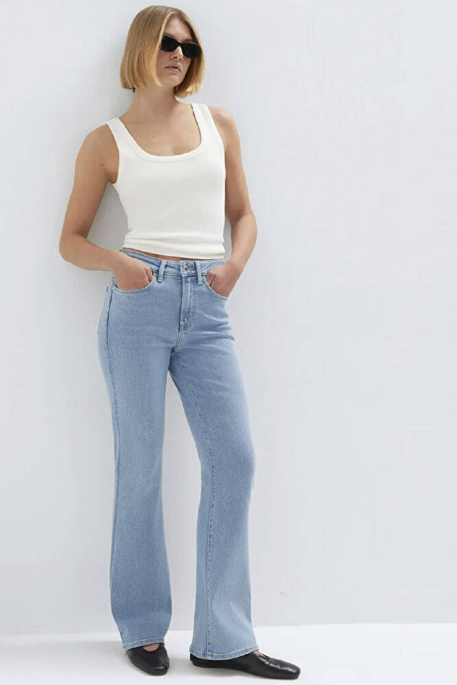 Kadın Blıss Premium Blue Jean Pantolon 101437-A3034 Mavi 