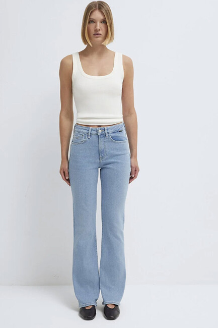 Kadın Blıss Premium Blue Jean Pantolon 101437-A3034 Mavi - Thumbnail