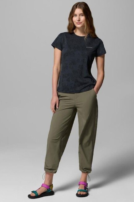 Kadın Bluebırd Canyon Iı Teknik Kısa Kollu Tişört AK0679_010 Siyah (2)