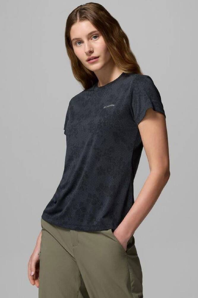 Kadın Bluebırd Canyon Iı Teknik Kısa Kollu Tişört AK0679_010 Siyah 