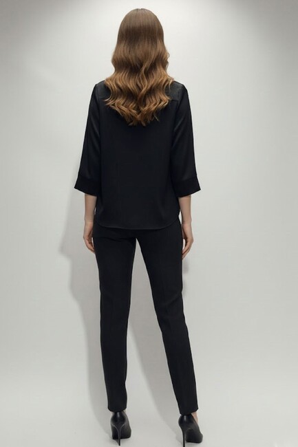 Kadın Bluz 19081285 Siyah - Thumbnail