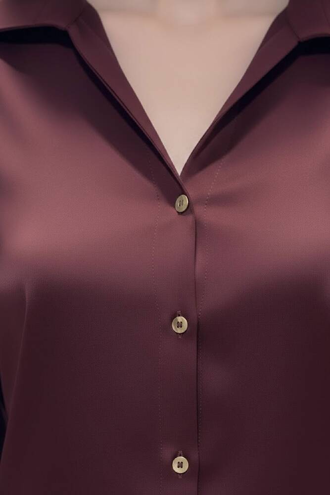 Kadın Bluz 19081834 Bordo 