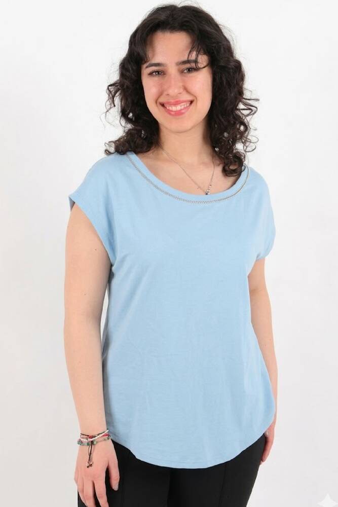 Kadın Bluz 19081948 Mavi 